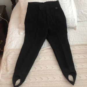 SCHOELLER BLACK SKI STIRRUP PANTS